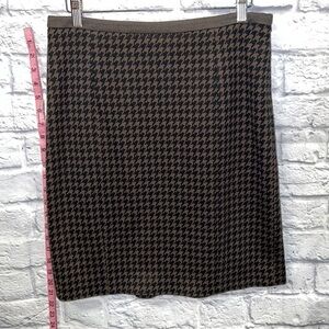 Etcetera Houndstooth Knit Skirt Sz 6